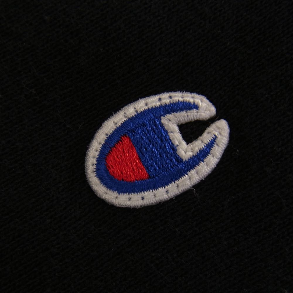 N.HOOLYWOOD エヌハリウッド × Champion チャンピオン REVERSE WEAVE リバースウィーブ 裾ジップ スウェット パンツ ブラック系 XL【中古】