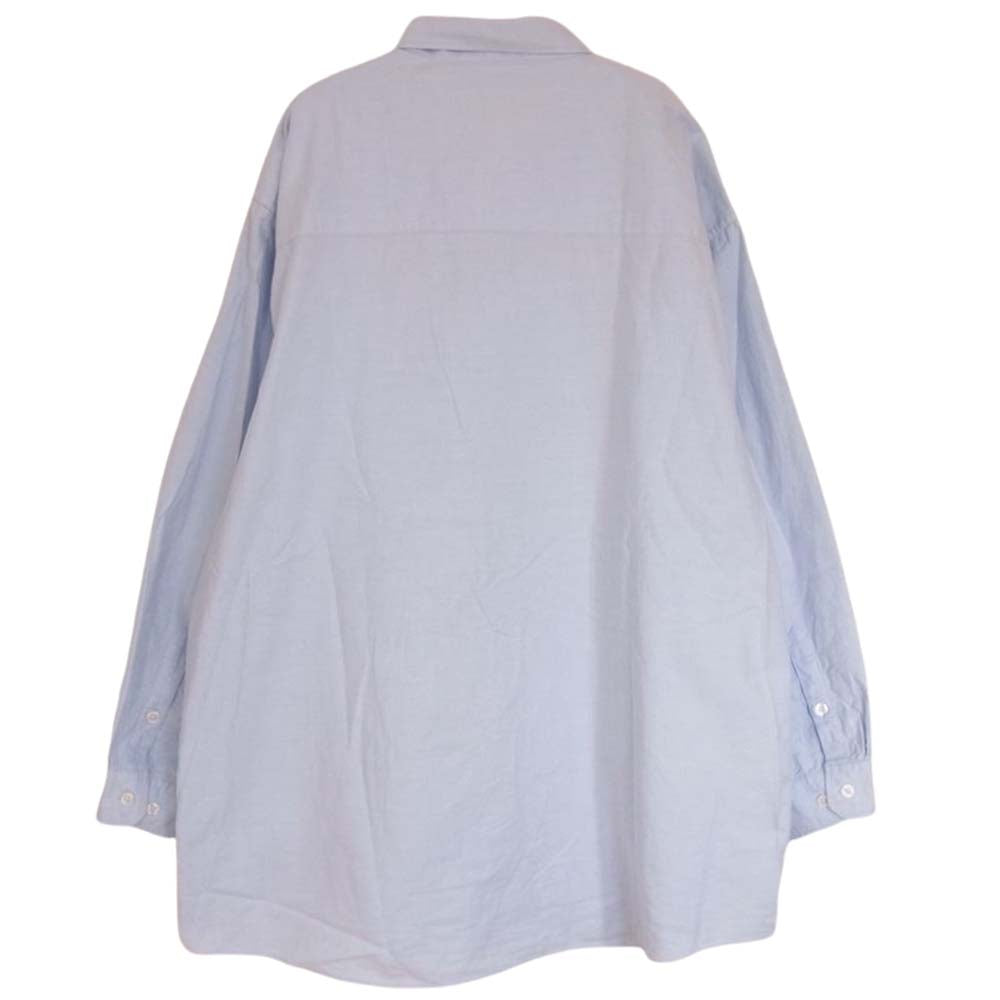 WTAPS ダブルタップス 22AW 222TQDT-SHM02 BD 01 /LS / COTTON. OXFORD. WUT ライトブルー系 04【中古】