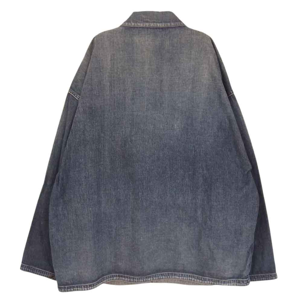 N.HOOLYWOOD エヌハリウッド 21SS DENIM HUNTER JACKET デニム ハンター ジャケット カバーオール  インディゴブルー系 42【中古】