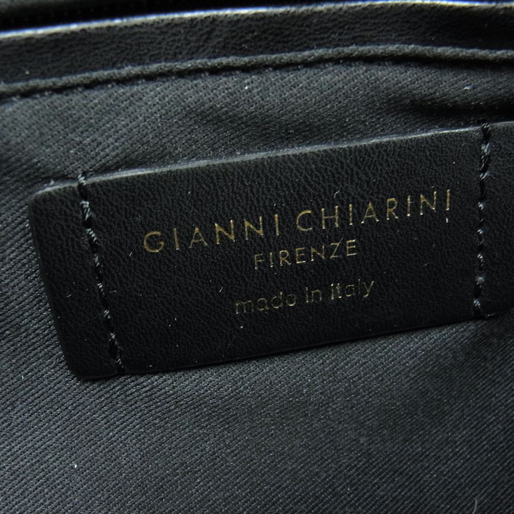 ジャンニキアリーニ  アリファ M レオパード ハラコ 2Way ハンド ショルダー バッグ マルチカラー系【中古】