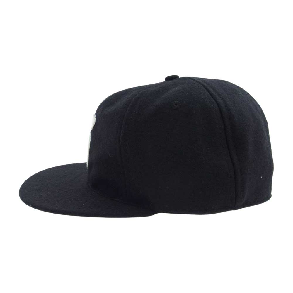 Supreme シュプリーム 23SS Ebbets S Logo Fitted 6-Panel エベッツフィールド Sロゴ 6パネル ウール キャップ ブラック系 7.5【新古品】【未使用】【中古】