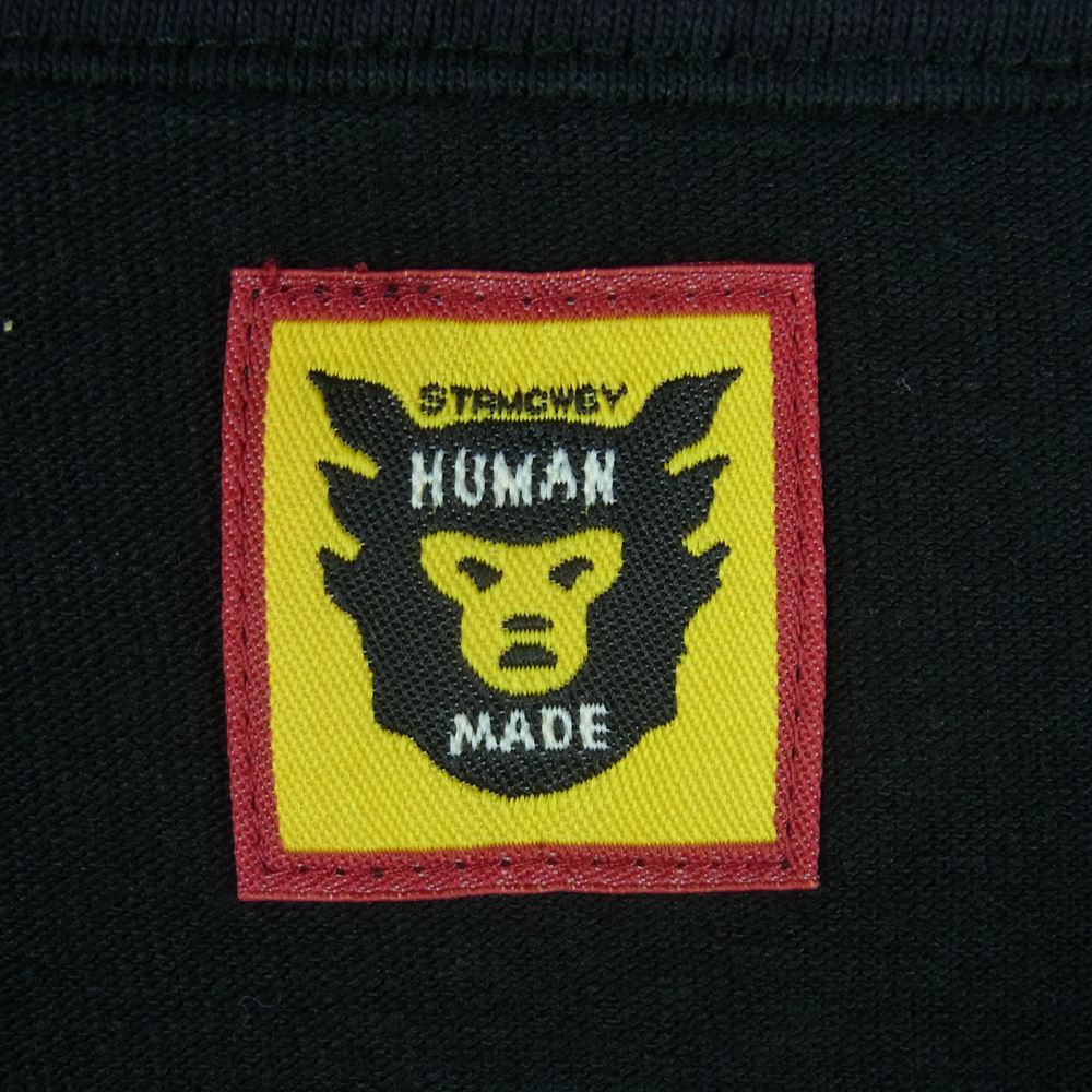 HUMAN MADE ヒューマンメイド VERDY ヴェルディ Girls don't cry GDC ガールズドントクライ 長袖 Tシャツ ブラック系 XL【新古品】【未使用】【中古】