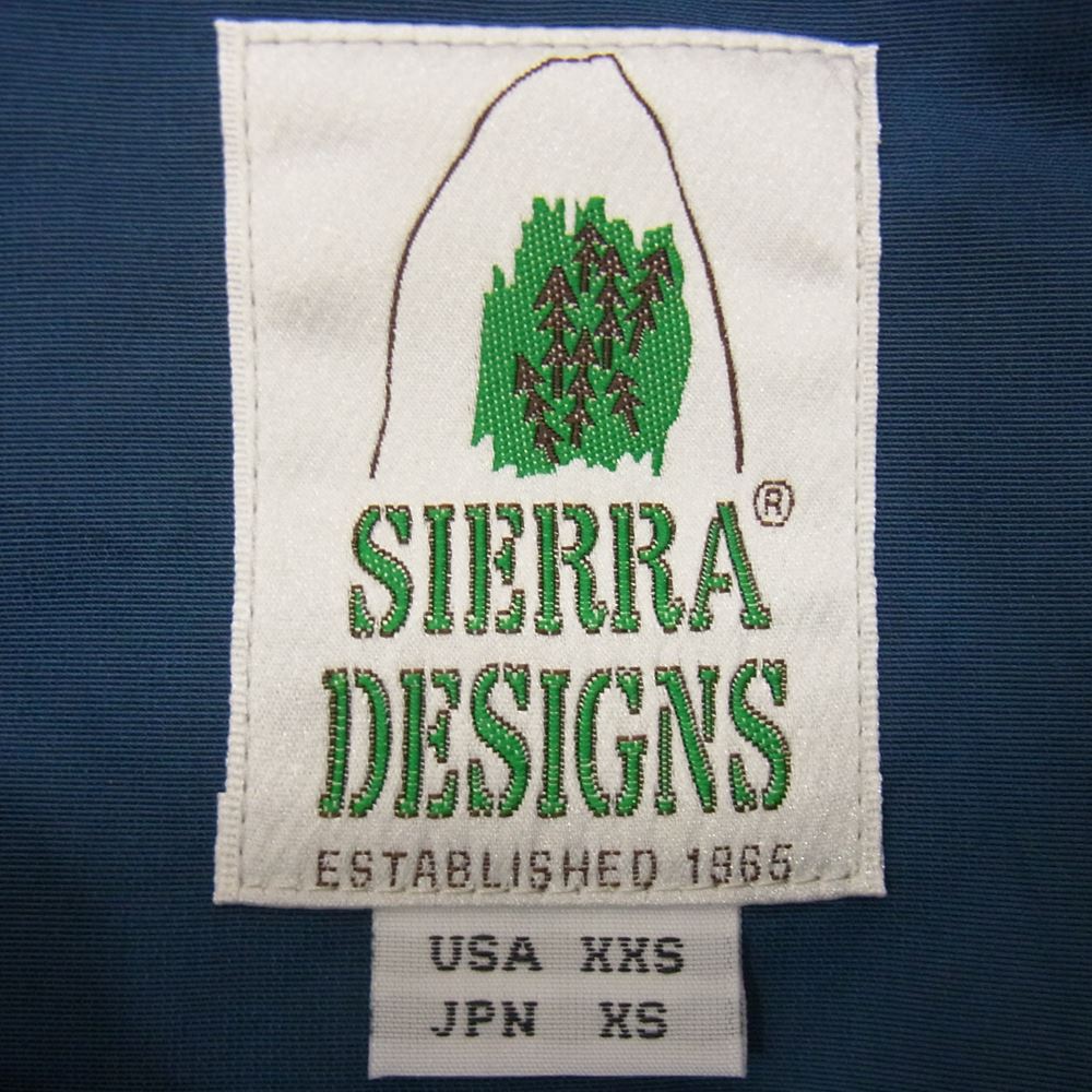 SIERRA DESIGNS シエラデザイン 8002 SHORT PARKA ショート マウンテン パーカ ジャケット ブラウン系 XS【極上美品】【中古】