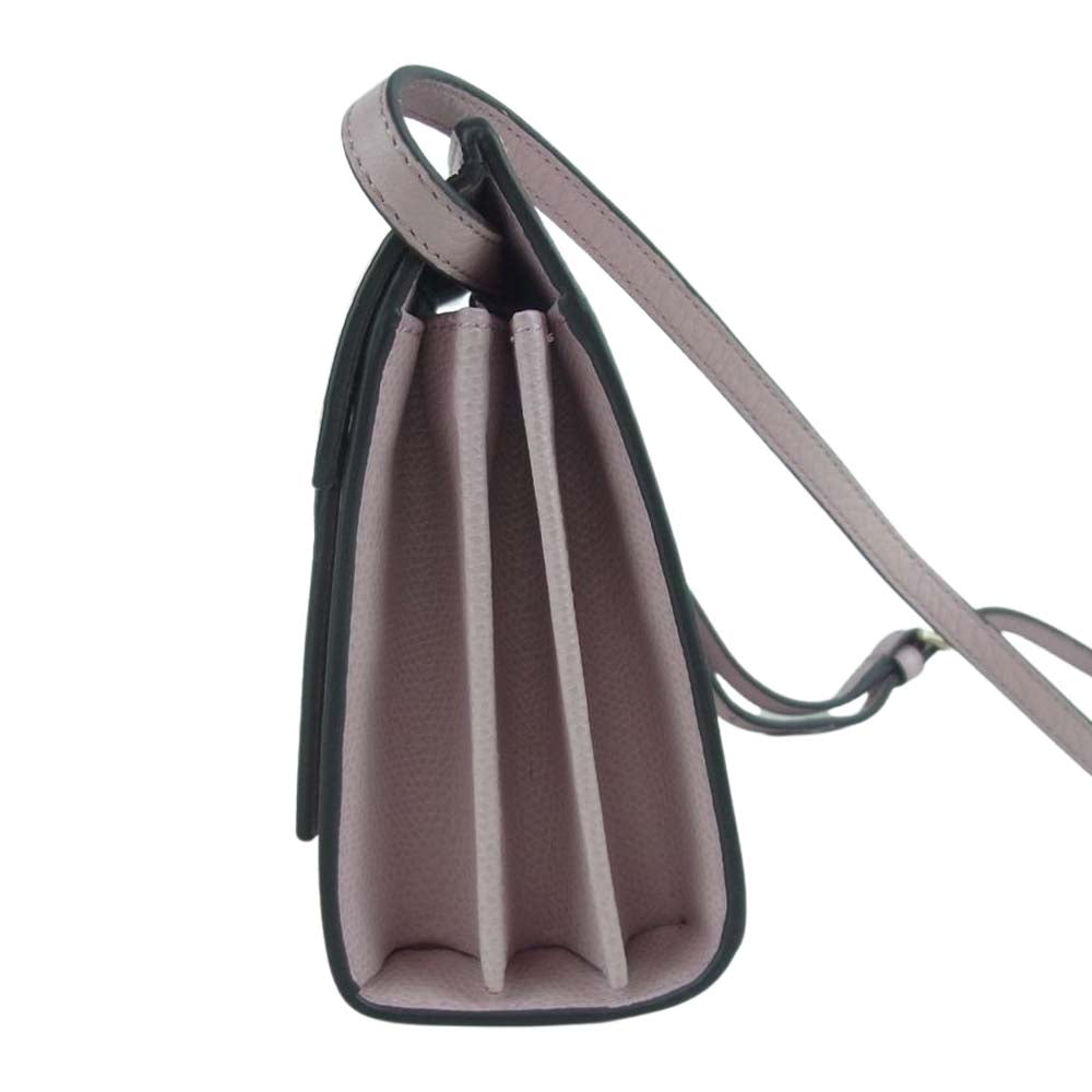 Furla フルラ LIK-AVH-LC4 BLM7 AVH LIKE MINI CROSSBODY レザー ショルダー 財布 ウォレット ポシェット バッグ ピンク系【中古】