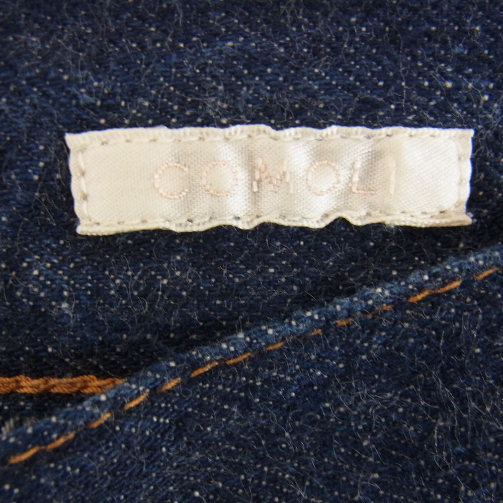 COMOLI コモリ 21SS T01-03006 Denim 5P PANT デニム パンツ インディゴブルー系 2【中古】