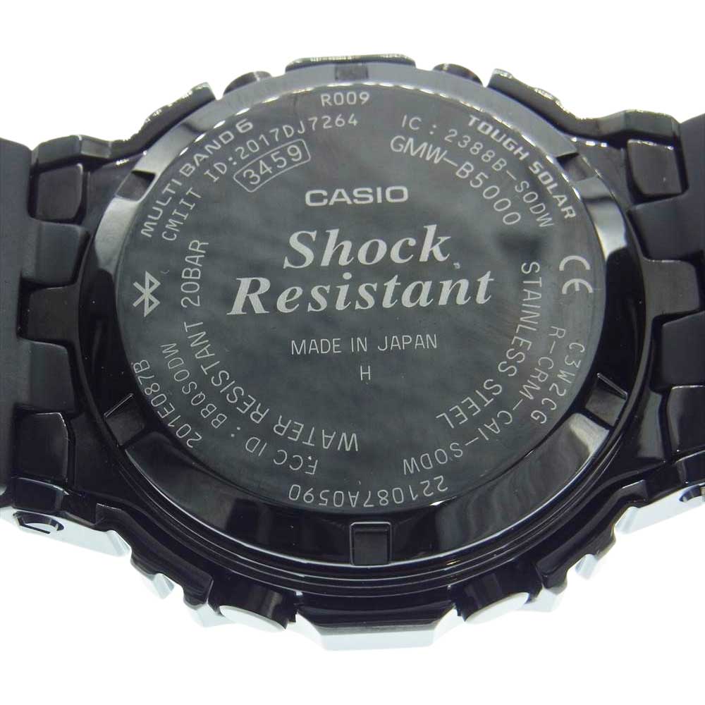 G-SHOCK ジーショック CASIO カシオ GMW-B5000 電波ソーラー Bluetooth対応 フルメタル ウオッチ ブラック系【中古】