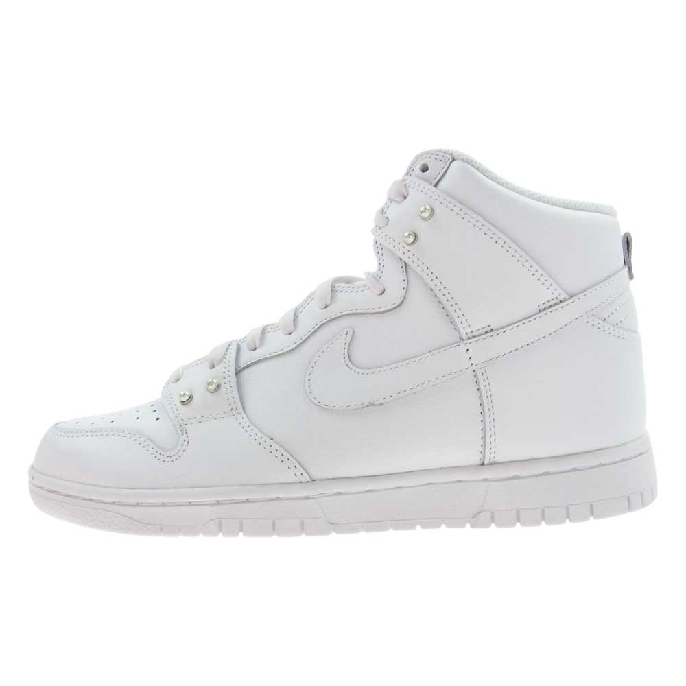 Supreme シュプリーム DM7607-100 W DUNK HIGH SE ウィメンズ ダンクハイ パール スタッズ ハイカット スニーカー ホワイト系 27.0cm【新古品】【未使用】【中古】