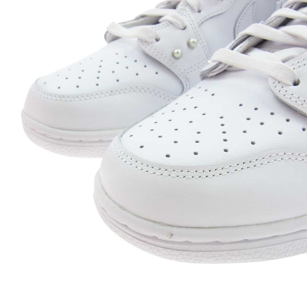 Supreme シュプリーム DM7607-100 W DUNK HIGH SE ウィメンズ ダンクハイ パール スタッズ ハイカット スニーカー ホワイト系 27.0cm【新古品】【未使用】【中古】