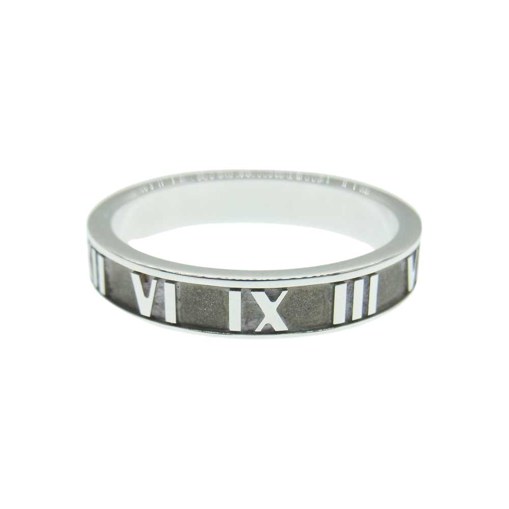 TIFFANY&Co. ティファニー AG925 シルバー アトラス ナロー リング シルバー系 17号【中古】