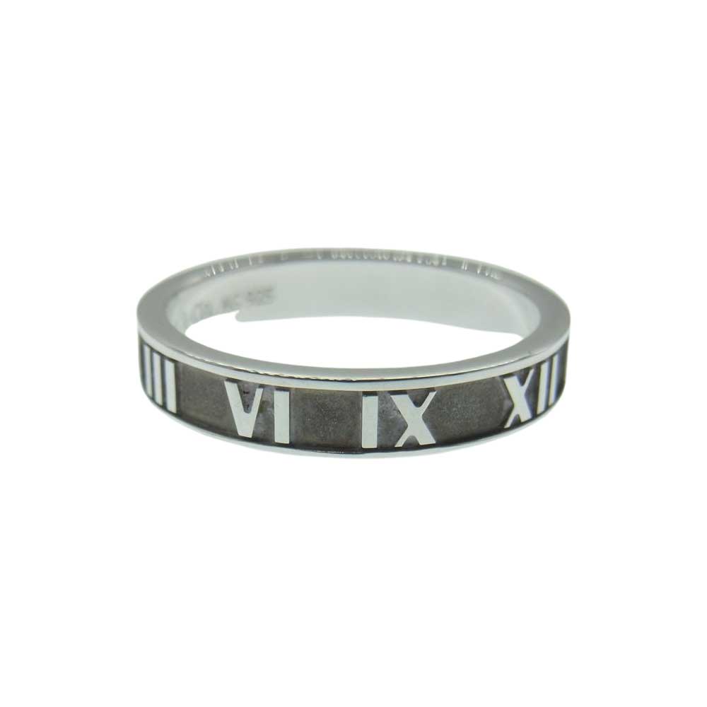 TIFFANY&Co. ティファニー AG925 シルバー アトラス ナロー リング シルバー系 17号【中古】