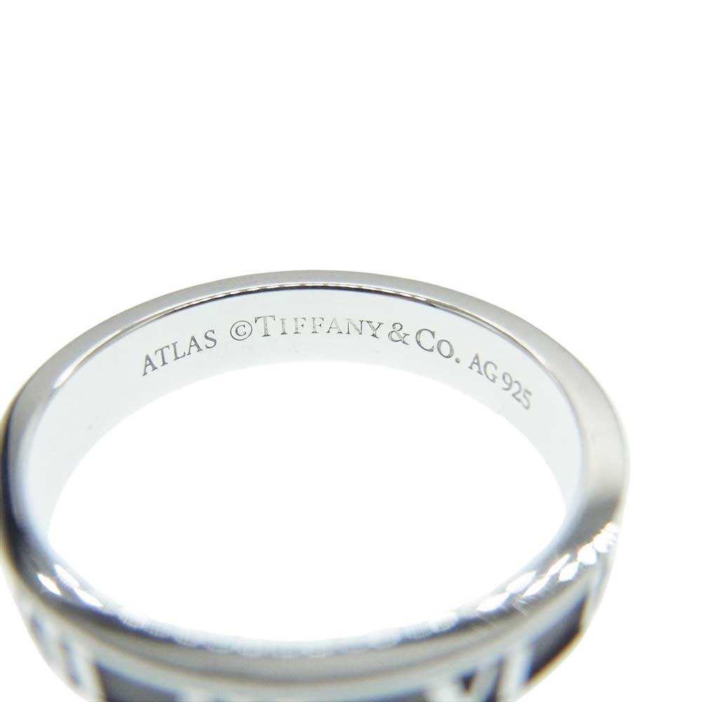 TIFFANY&Co. ティファニー AG925 シルバー アトラス ナロー リング シルバー系 17号【中古】