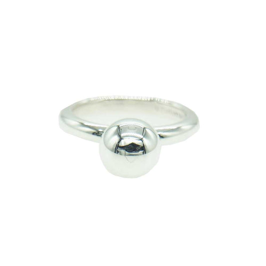 TIFFANY&Co. ティファニー AG925 シルバー ハードウェア ボール リング  シルバー系 7号【中古】