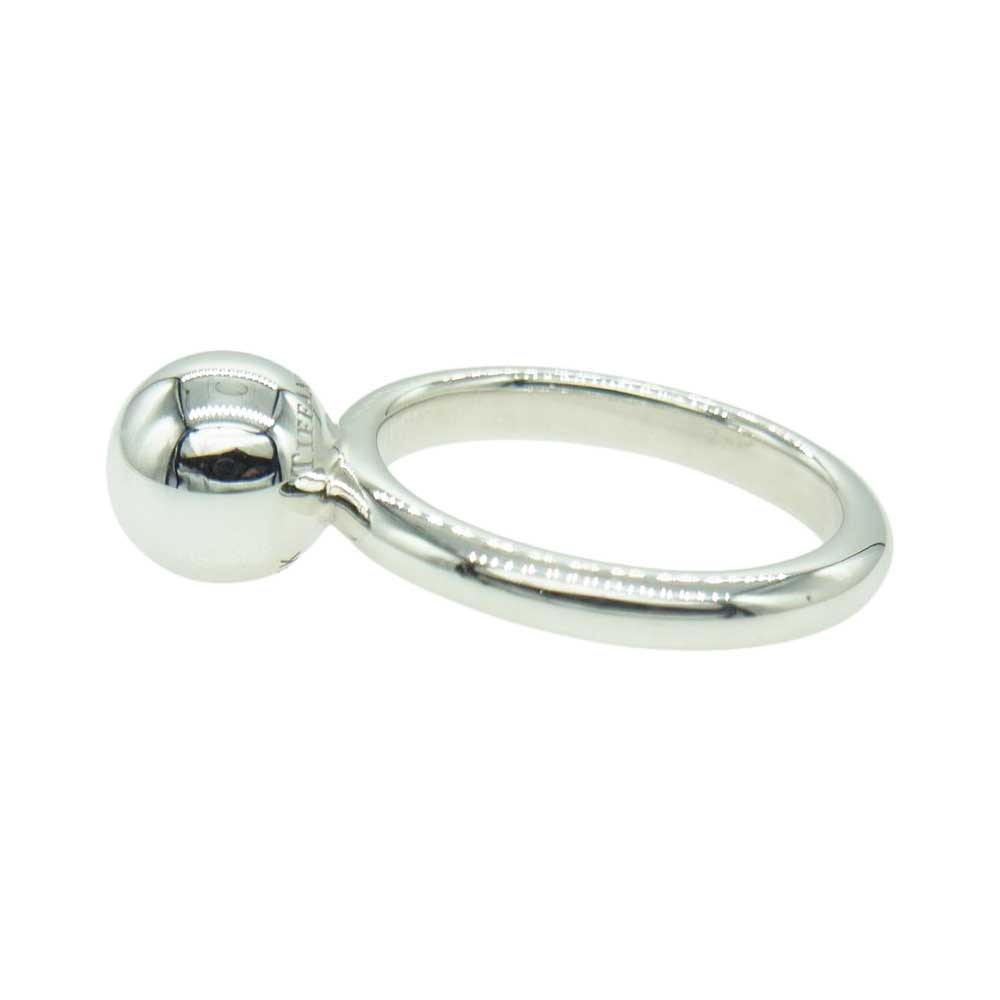 TIFFANY&Co. ティファニー AG925 シルバー ハードウェア ボール リング  シルバー系 7号【中古】