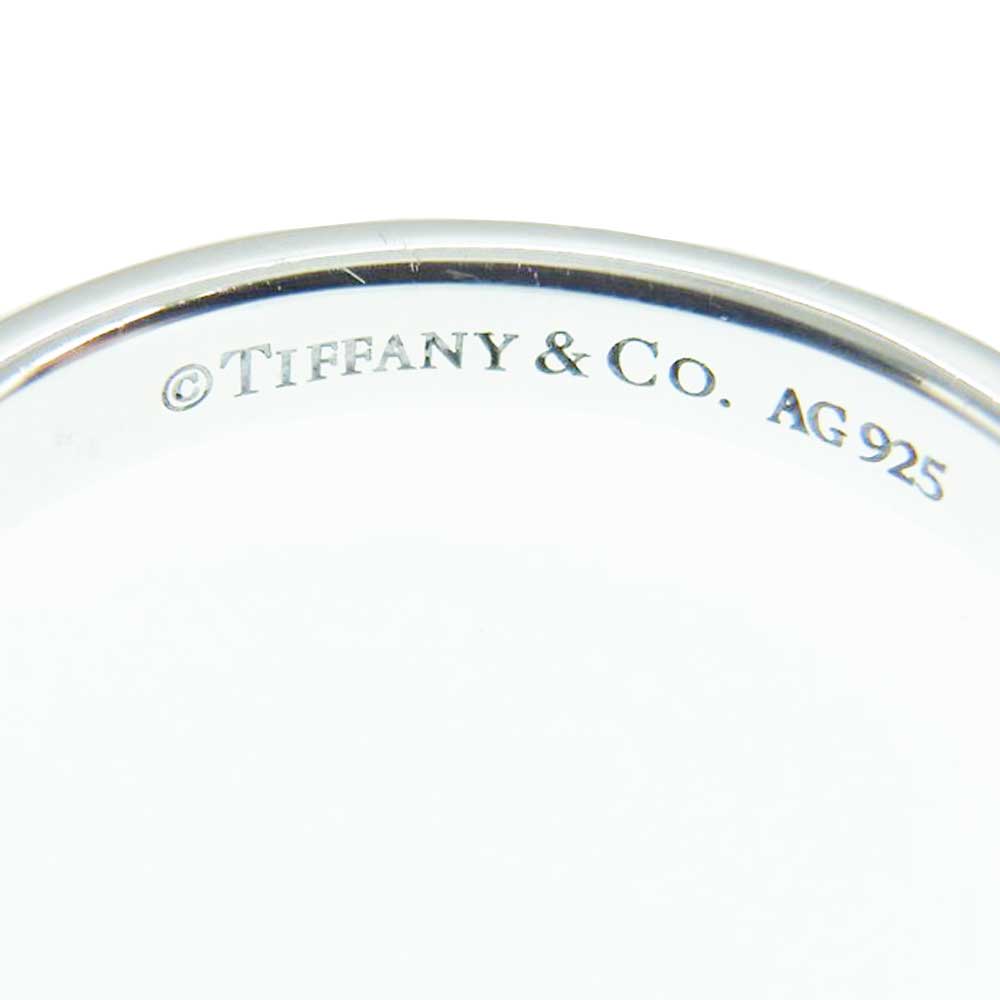 TIFFANY&Co. ティファニー AG925 シルバー ハードウェア ボール リング  シルバー系 7号【中古】