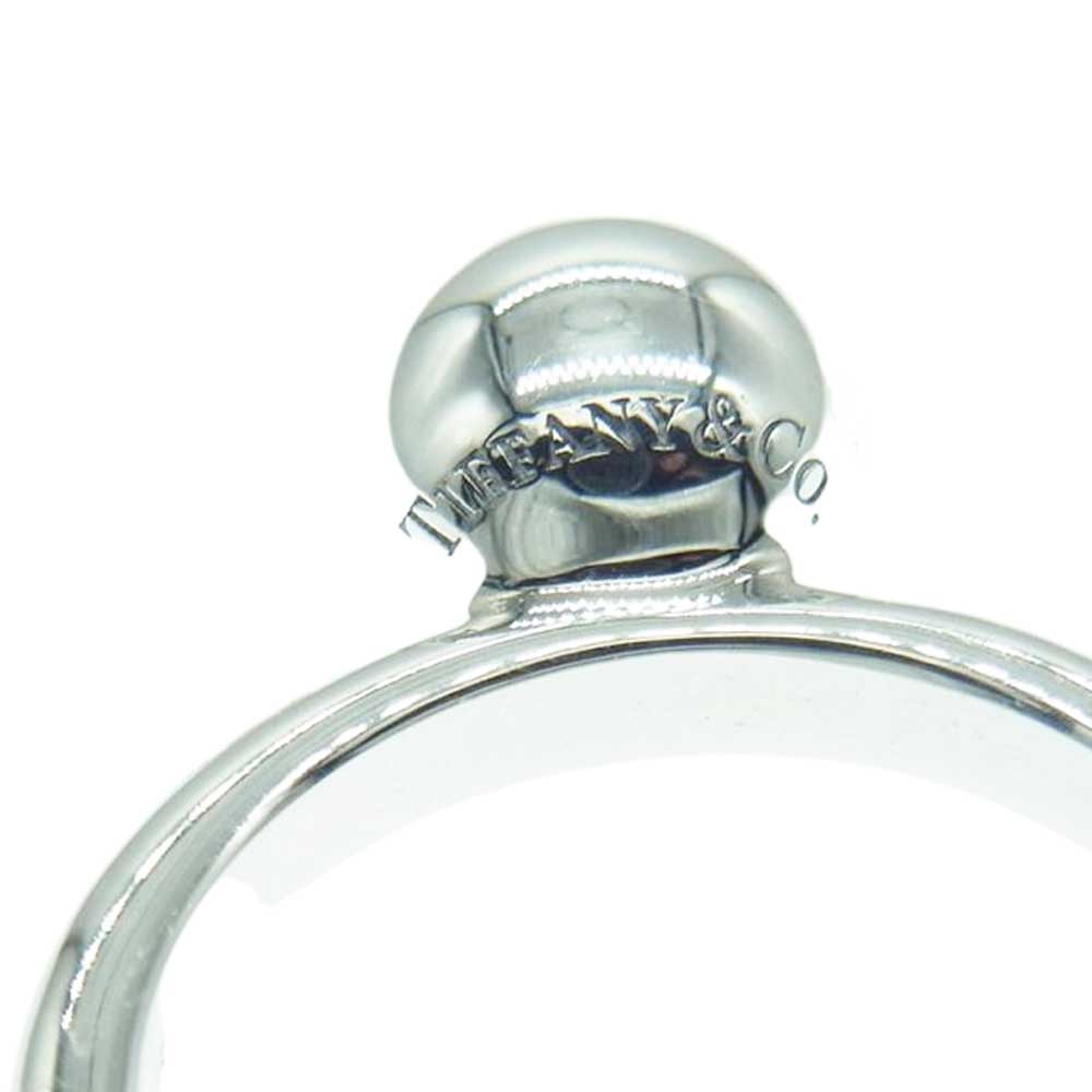 TIFFANY&Co. ティファニー AG925 シルバー ハードウェア ボール リング  シルバー系 7号【中古】