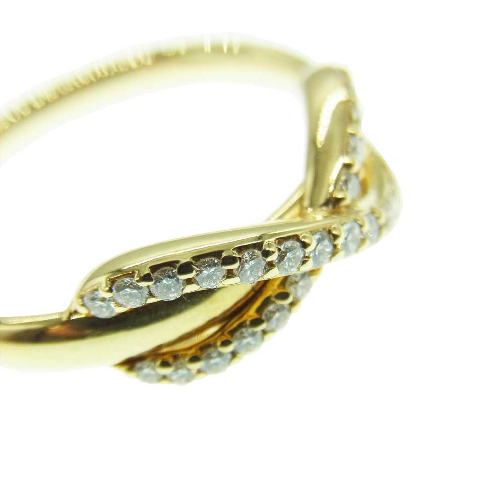 TIFFANY&Co. ティファニー インフィニティ K18 ダイヤモンド リング ゴールド系 9号【中古】