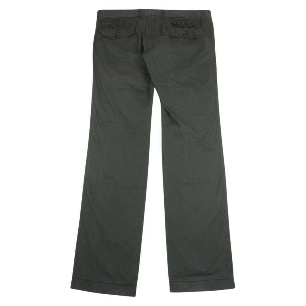 DOLCE&GABBANA ドルチェアンドガッバーナ G31PGT マルチポケット ローライズ カーゴパンツ カーキ系 48【中古】