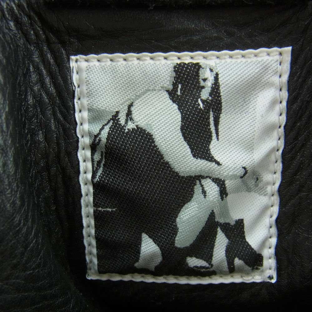 Rick Owens リックオウエンス RU14F2897 STIVALI IN PELLE CARGOBASKET カーゴバスケット ハイカット レザー スエード スニーカー ブラック系【中古】