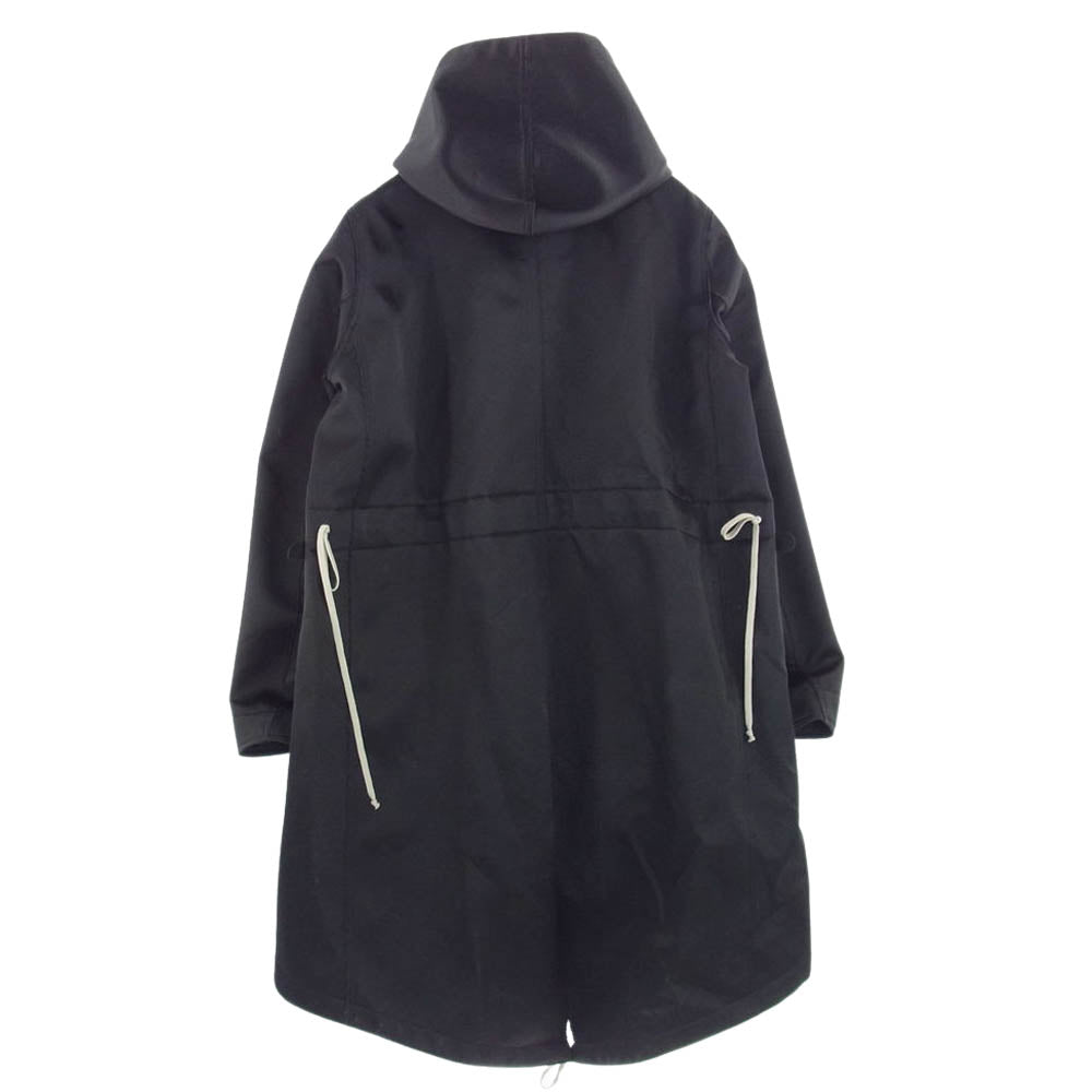 Rick Owens リックオウエンス 22SS RU02A5971-NB BAUHAUS FISHTAIL バウハウス フィッシュテール ジップデザイン オーバーサイズ フィッシュ テール コート ブラック系 US40【中古】