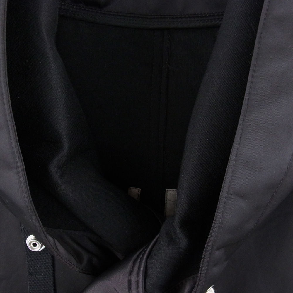 Rick Owens リックオウエンス 22SS RU02A5971-NB BAUHAUS FISHTAIL バウハウス フィッシュテール ジップデザイン オーバーサイズ フィッシュ テール コート ブラック系 US40【中古】