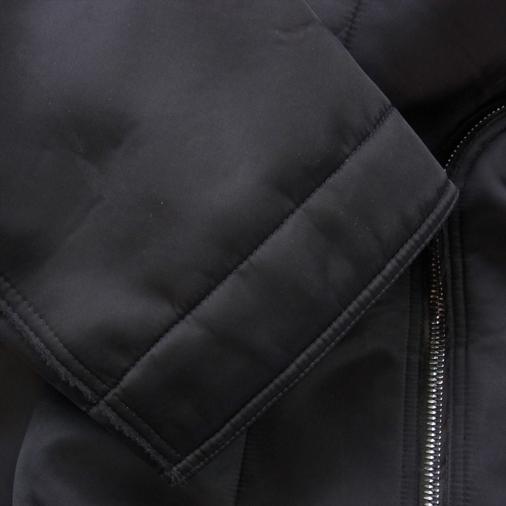 Rick Owens リックオウエンス 22SS RU02A5971-NB BAUHAUS FISHTAIL バウハウス フィッシュテール ジップデザイン オーバーサイズ フィッシュ テール コート ブラック系 US40【中古】