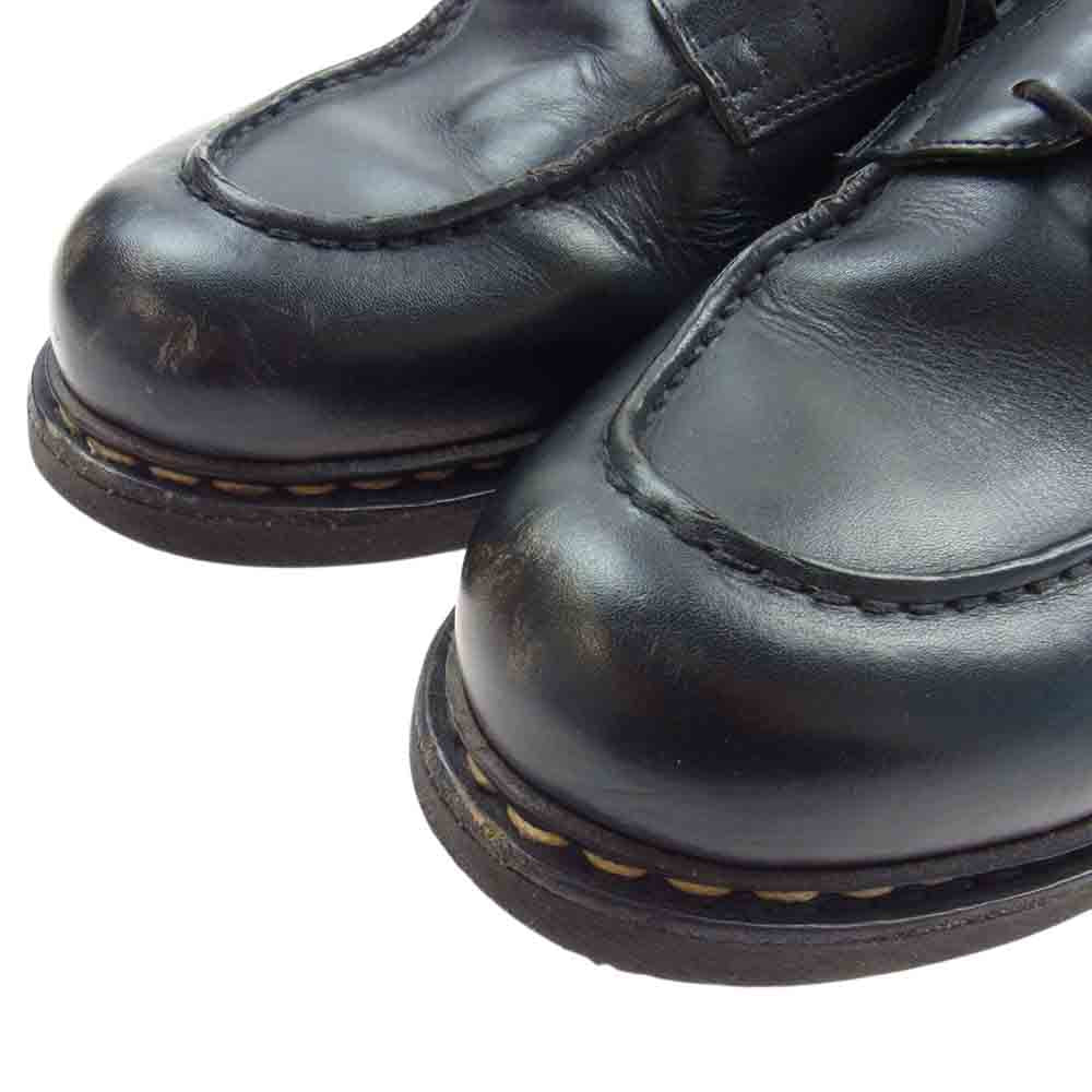 Paraboot パラブーツ 710709 CHAMBORD TEX LIS シャンボード オイルカーフ Uチップ レザー シューズ ブラック系 9【中古】