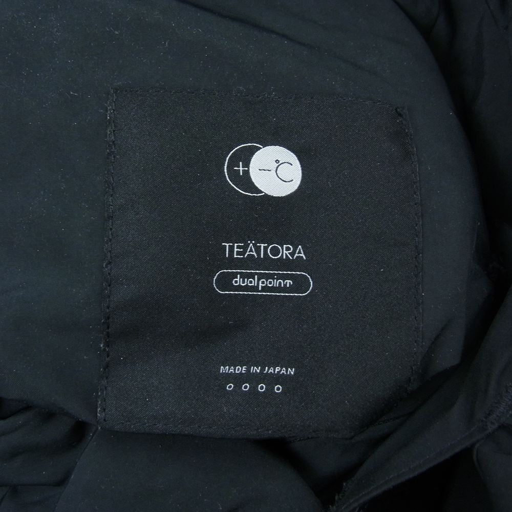 TEATORA テアトラ DEVICE COAT DUAL POINT デバイス コート デュアルポイント ブラック系 サイズ４【中古】