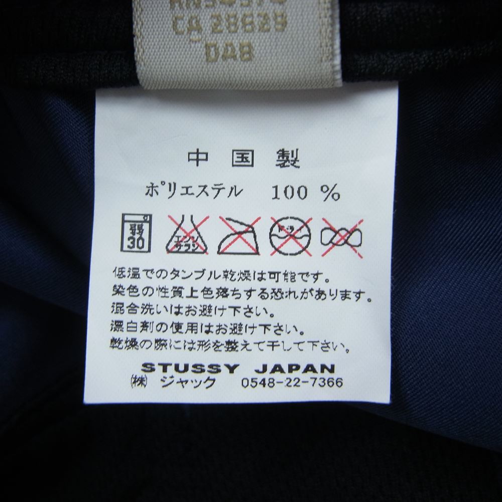 STUSSY ステューシー サイドロゴプリント ショーツ ハーフパンツ ネイビー系 34【中古】