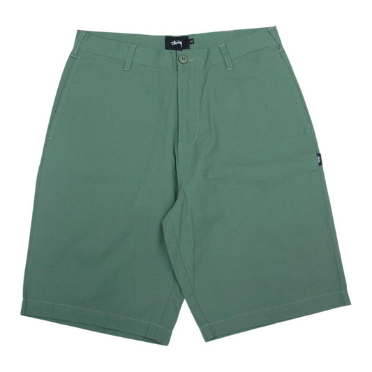 STUSSY ステューシー 黒タグ ショーツ ハーフパンツ カーキ系 32【中古】