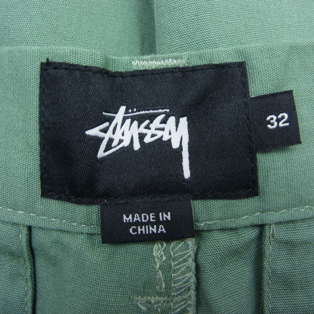 STUSSY ステューシー 黒タグ ショーツ ハーフパンツ カーキ系 32【中古】