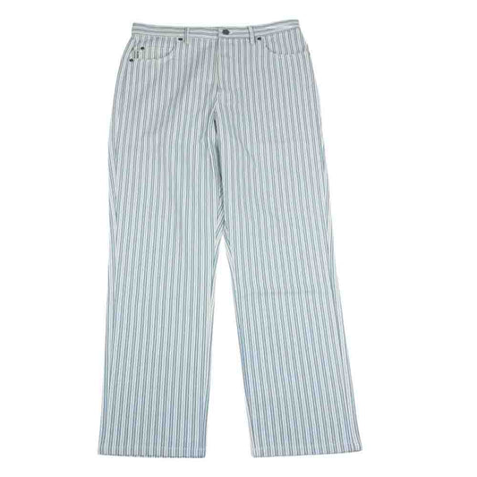 STUSSY ステューシー STRIPE BIG OL JEANS ストライプ ビッグオル ジーンズ パンツ ブルー系 30【中古】