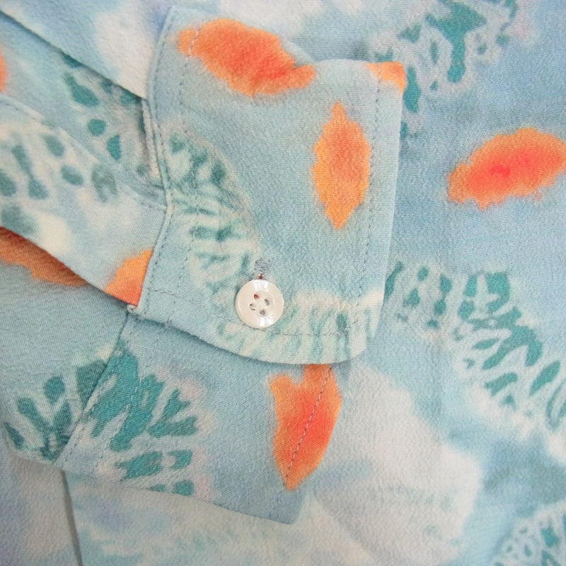 STUSSY ステューシー Sonoma Dye Pattern Shirt オープンカラー 長袖