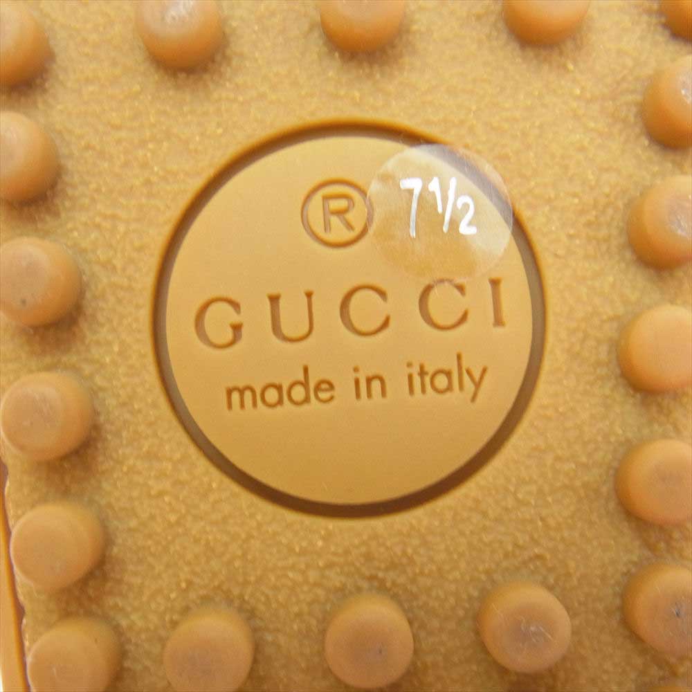 GUCCI グッチ 450892 CMA40 QUEEN クイーン ホースビット ドライビングシューズ レッド系 7.5【中古】