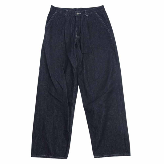 GRAPHPAPER グラフペーパー 22AW GM223-40278D DRESSTERIOR ドレステリア別注 COLORFAST DENIM TWO TUCK TAPERED PANTS カラーファスト 2タック テーパード デニムパンツ インディゴブルー系 1【中古】