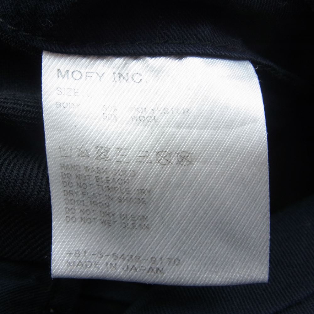 シークエル TYPE-T タイプT 2タック ワイド テーパード スラックス パンツ ブラック系 L【中古】