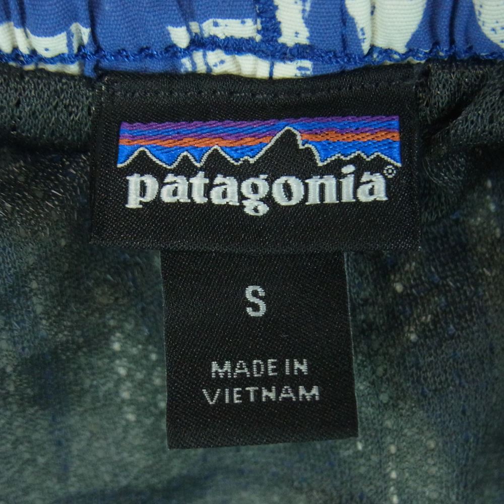 patagonia パタゴニア 17SS 57020 17年製 Baggies Shorts バギーズ ショーツ ハーフ ショート パンツ ブルー系 ホワイト系 S【中古】