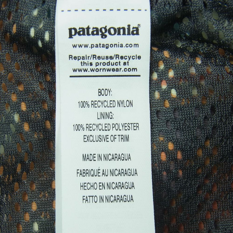 patagonia パタゴニア 21SS 57021 21年製 Baggies Shorts バギーズ ショーツ ハーフ ショート パンツ 総柄 ライトブルー系 オレンジ系 GAFB S【極上美品】【中古】