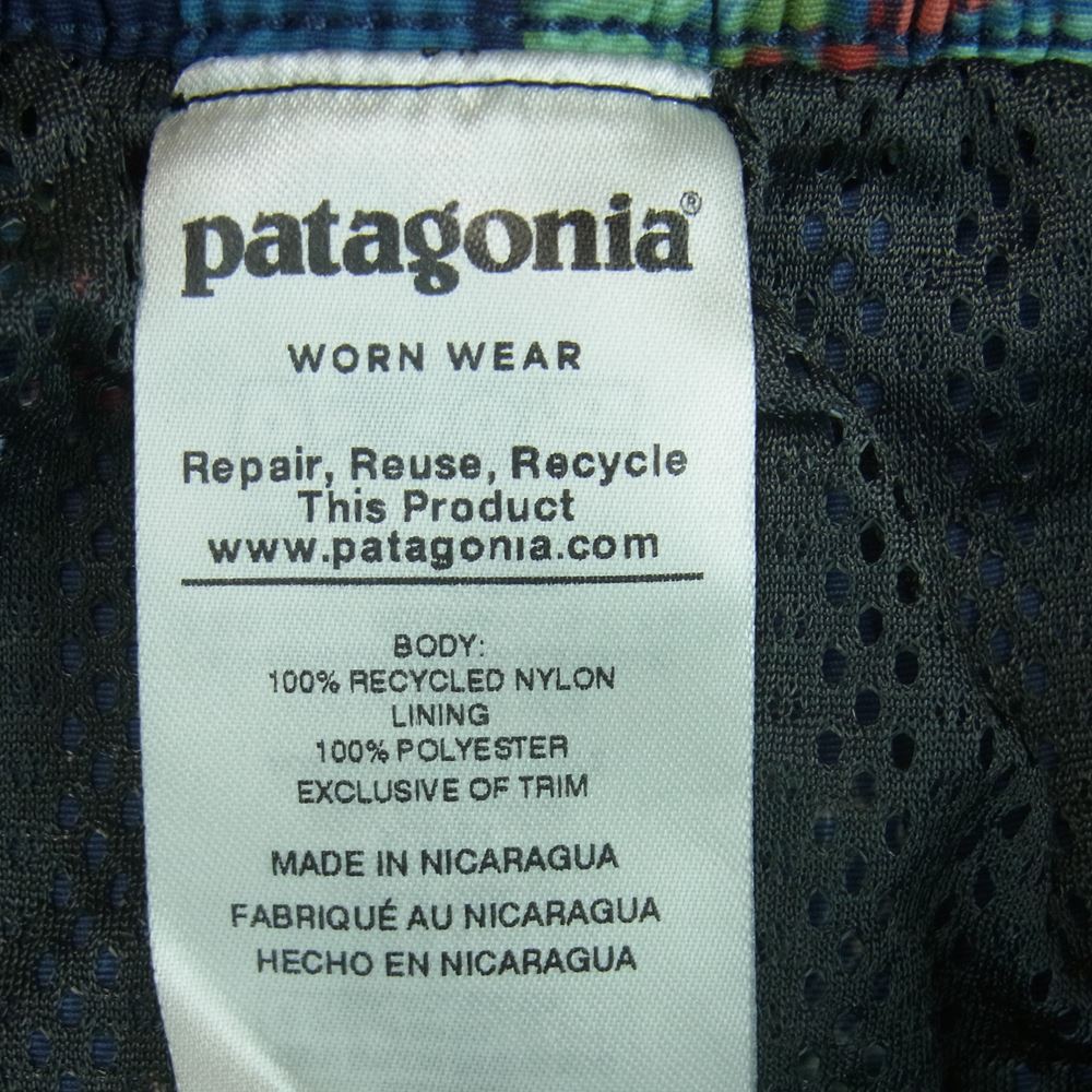 patagonia パタゴニア 19SS 57021 19年製 Baggies Shorts バギーズ ショーツ ハーフ ショート パンツ ネイビー系 S【中古】