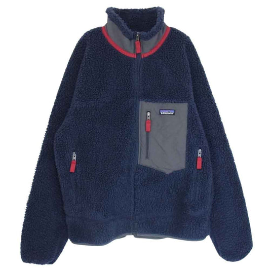 patagonia パタゴニア 22AW 23056 22年製 Classic Retro X Jacket クラシック レトロ エックス フリース ジャケット ネイビー系 M【中古】