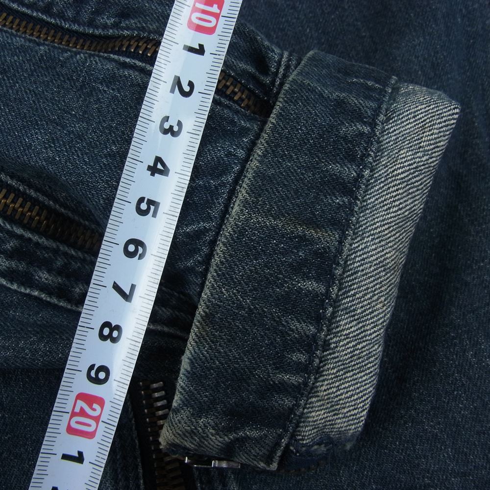 DOLCE&GABBANA ドルチェアンドガッバーナ フルジップ デニムジャケット インディゴブルー系 30/44【中古】