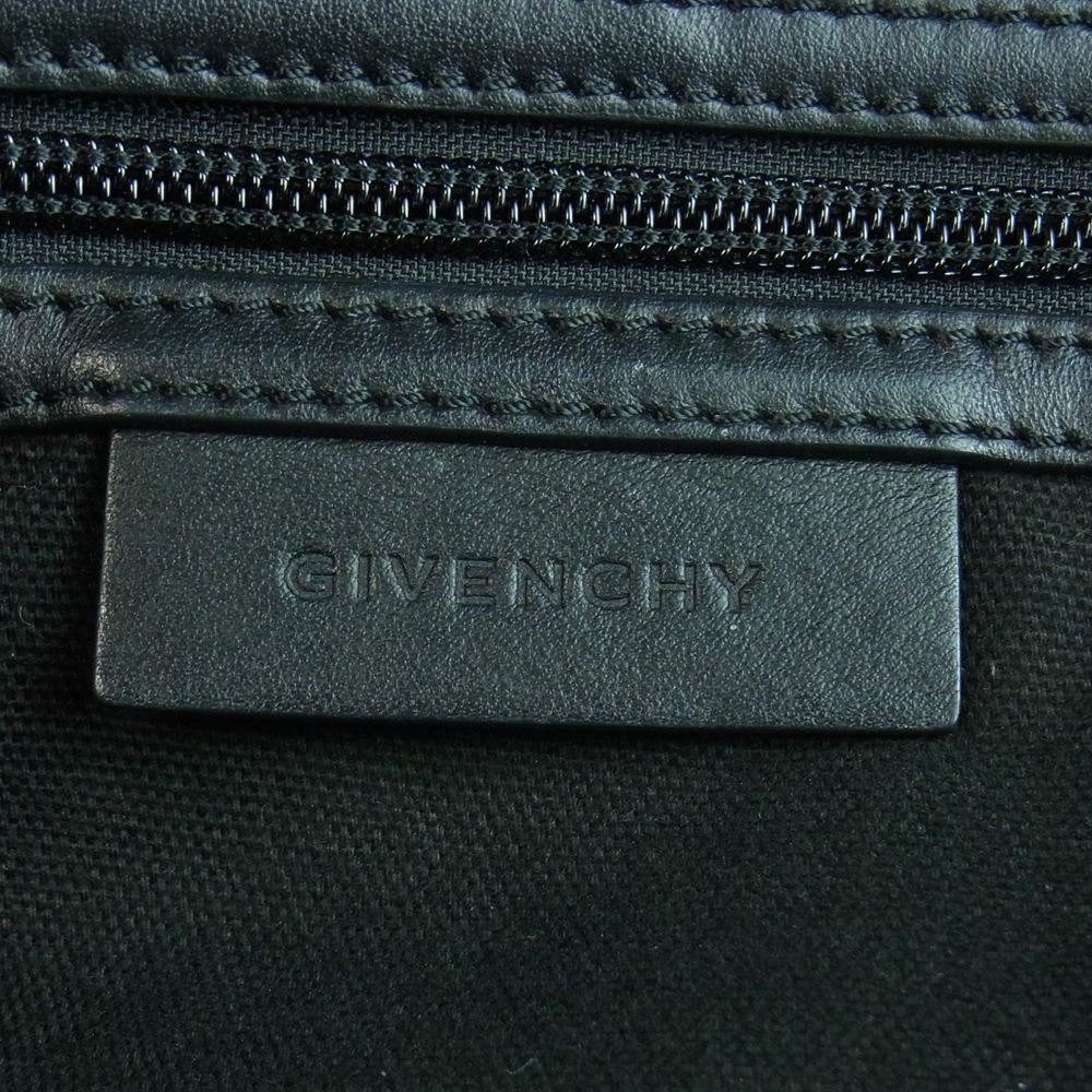 GIVENCHY ジバンシィ スター レザー デイパック リュック バックパック ブラック系【中古】