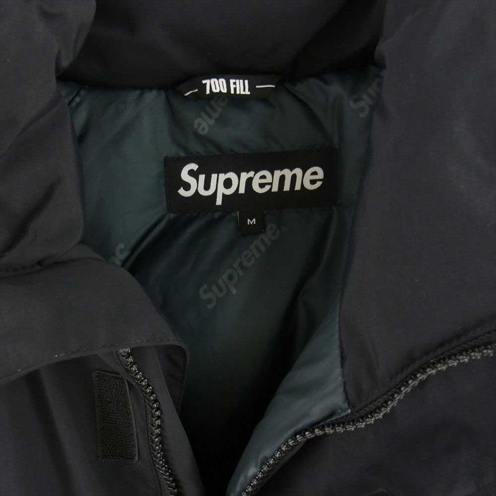 Supreme シュプリーム 17AW 700-fill Down Taped Seam Parka 700フィル テープドシーム パーカ ダウンジャケット ブラック系 M【中古】