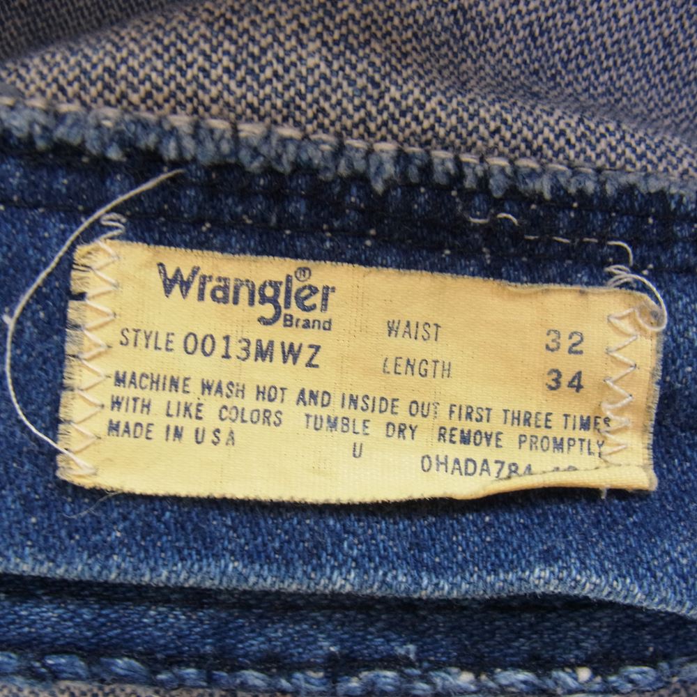 Wrangler ラングラー 13MWZ デニム パンツ インディゴブルー系 32 ...