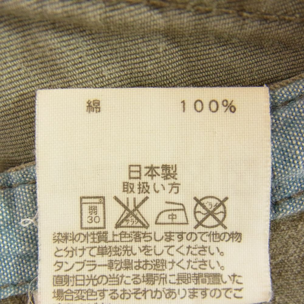 CANTON キャントン ボタンフライ ベイカー パンツ カーキ系 L【中古】