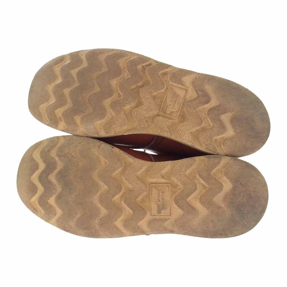 RED WING レッドウィング 875 90s 半円犬タグ アイリッシュセッター モックトゥ ブーツ ライトブラウン系 7.5E【中古】