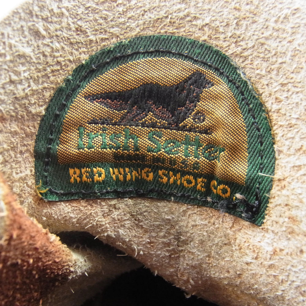 RED WING レッドウィング 875 90s 半円犬タグ アイリッシュセッター モックトゥ ブーツ ライトブラウン系 7.5E【中古】