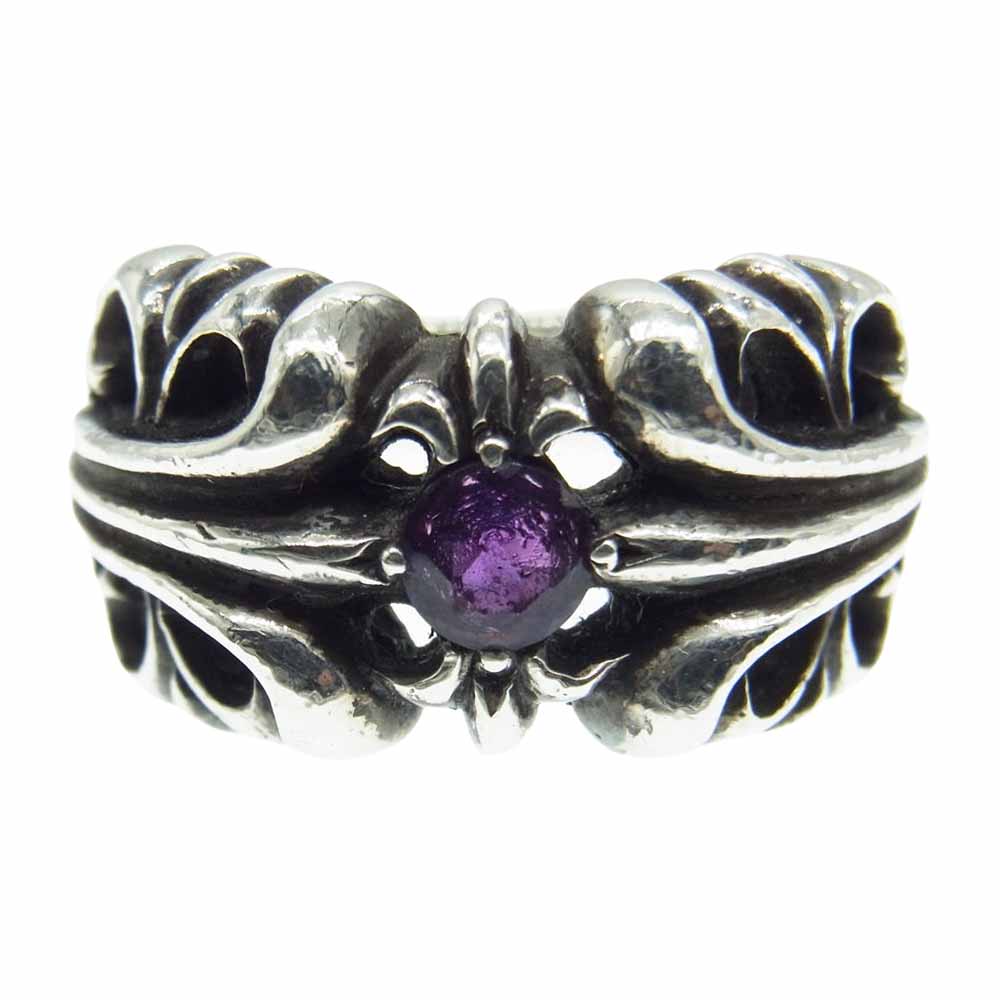 CHROME HEARTS クロムハーツ（原本有） K&T リング アフター ストーン シルバー系 #15号程度【中古】