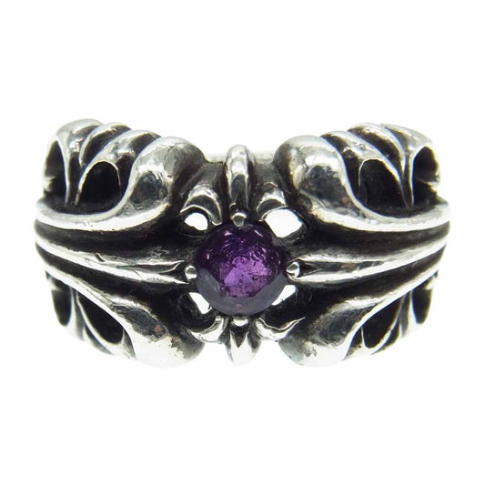 CHROME HEARTS クロムハーツ（原本有） K&T リング アフター ストーン シルバー系 #15号程度【中古】