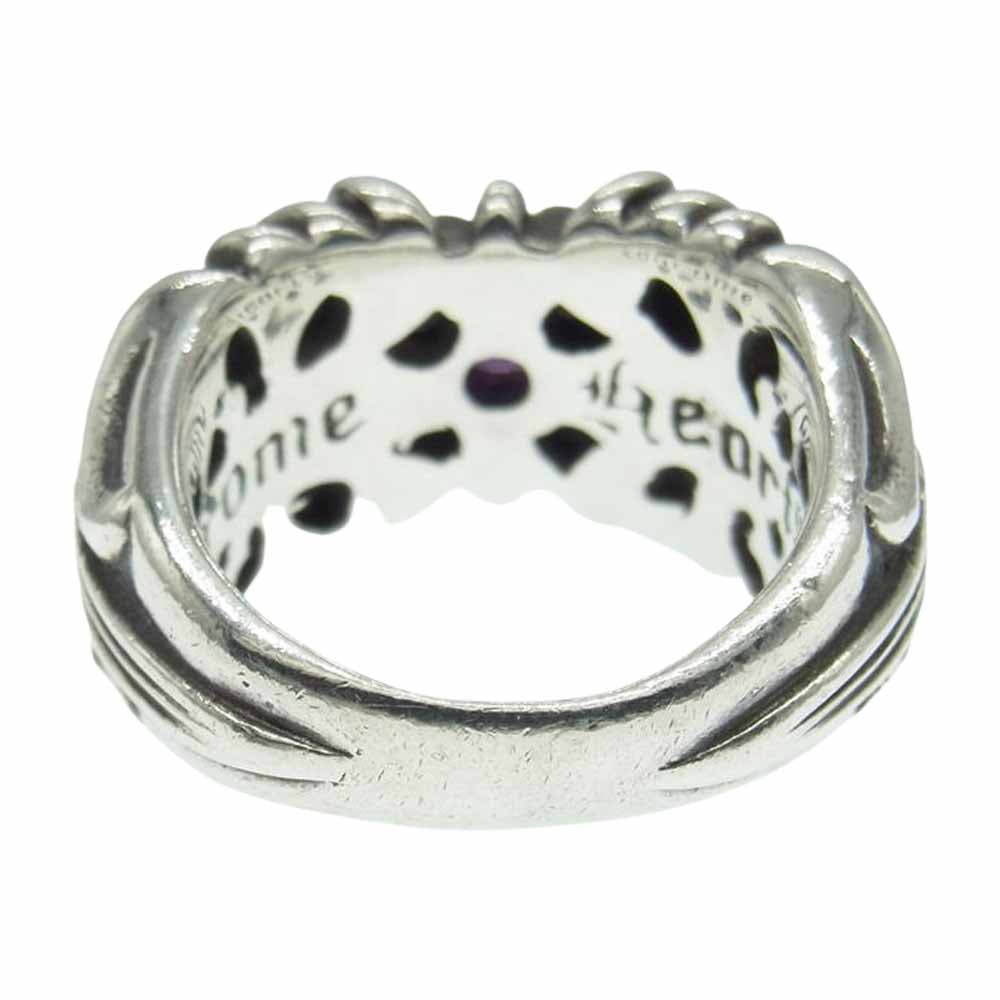 CHROME HEARTS クロムハーツ（原本有） K&T リング アフター ストーン シルバー系 #15号程度【中古】