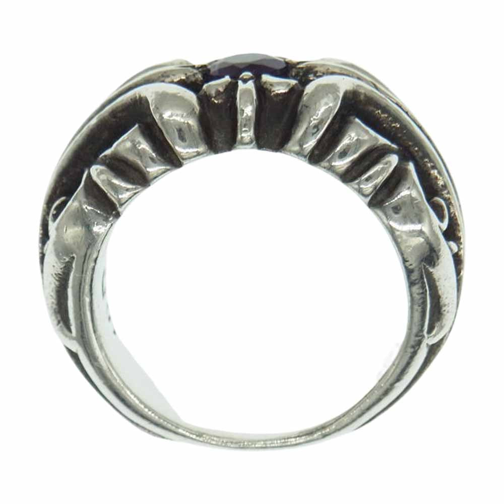 CHROME HEARTS クロムハーツ（原本有） K&T リング アフター ストーン シルバー系 #15号程度【中古】